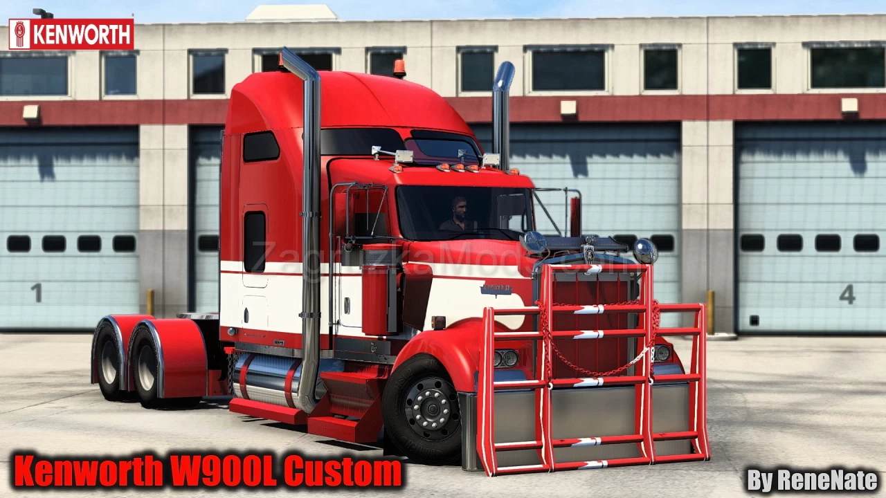 Kenworth W900L Custom v1.7 By ReneNate (1.47.x) for ATS