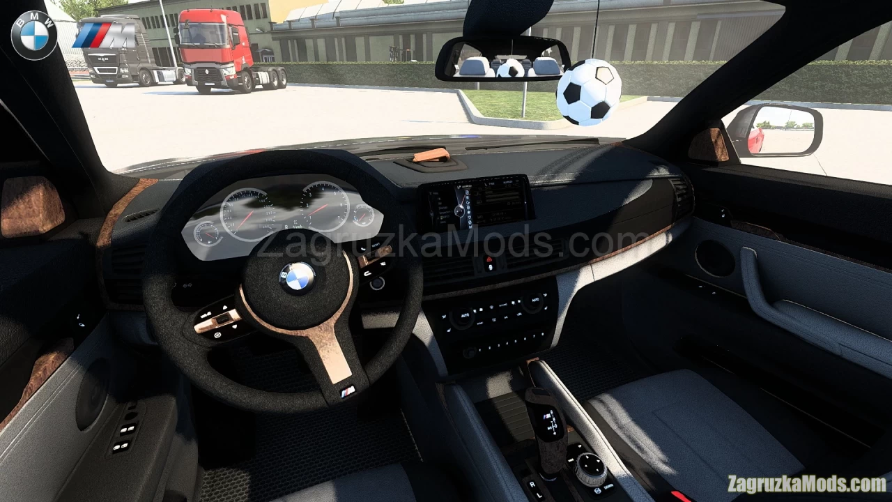 BMW X6 M F16 + Interior v2.5 (1.45.x) for ATS and ETS2