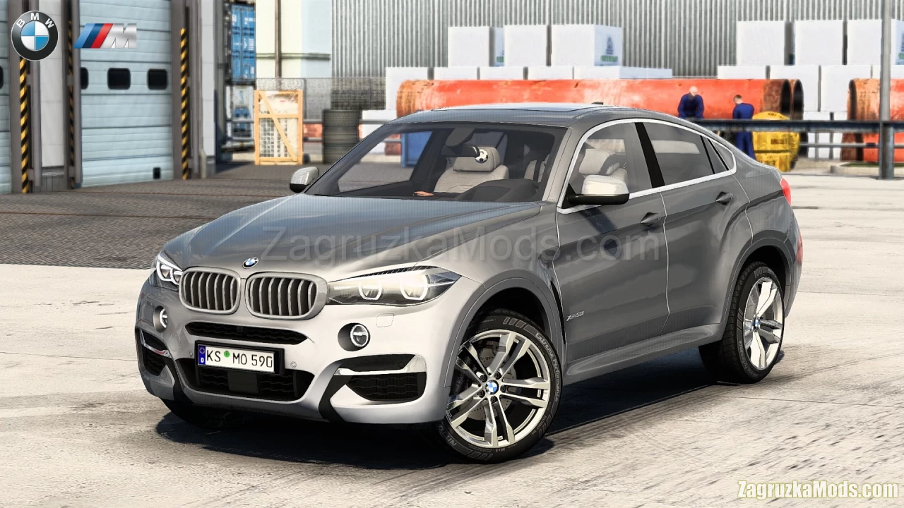 BMW X6 M F16 + Interior v2.5 (1.45.x) for ATS and ETS2