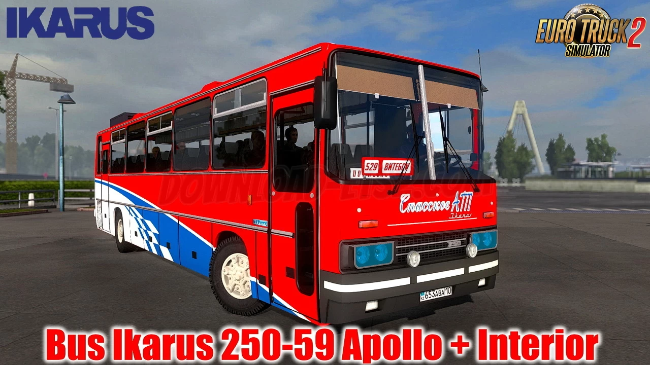 Ikarus 250-59 Apollo + Interior v2.1.6 (1.44.x) for ETS2