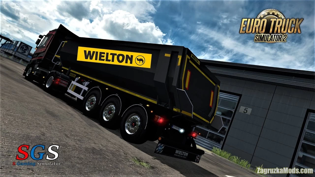 Trailer Wielton Pack v1.8 by Schumi (1.45.x) for ETS2