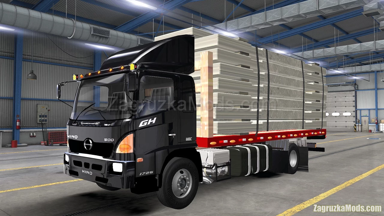 Hino 500 Truck + Cargos v1.1 (1.43.x) for ATS and ETS2