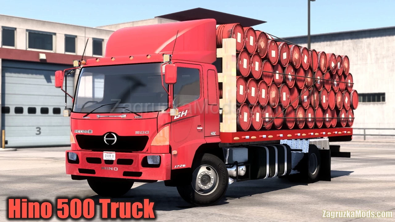 Hino 500 Truck + Cargos v1.2 (1.52.x) for ATS and ETS2