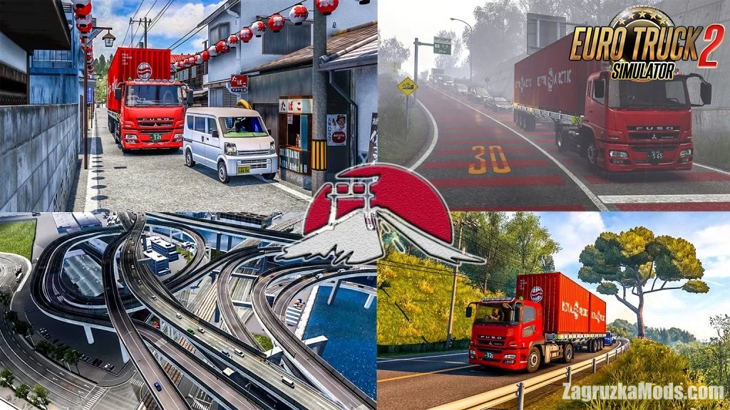 Project Japan Map v1.1.8 (1.58.x) for ETS2