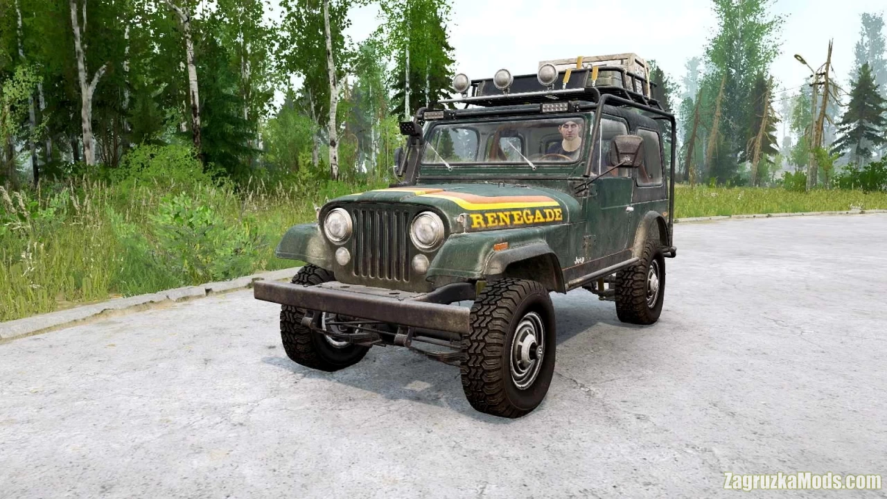 Jeep CJ-7 Renegade v1.0 for Spintires MudRunner