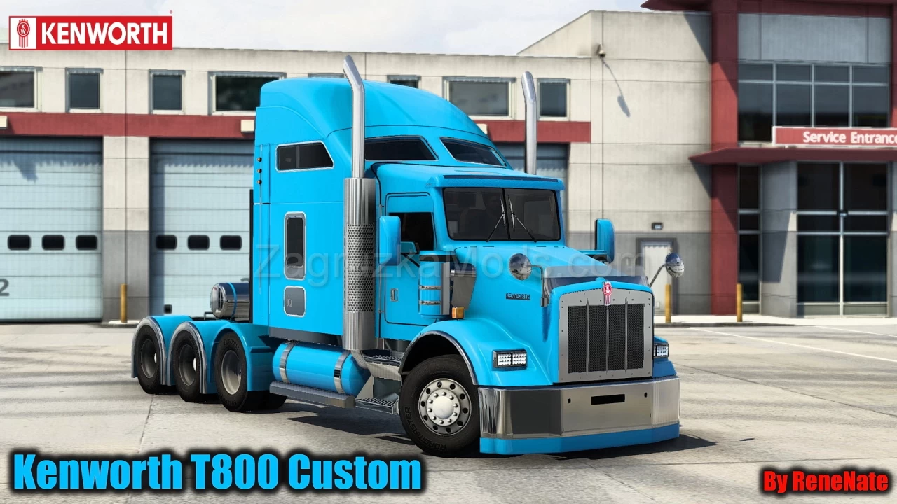 Kenworth T800 Custom v1.6 By ReneNate (1.46.x) for ATS