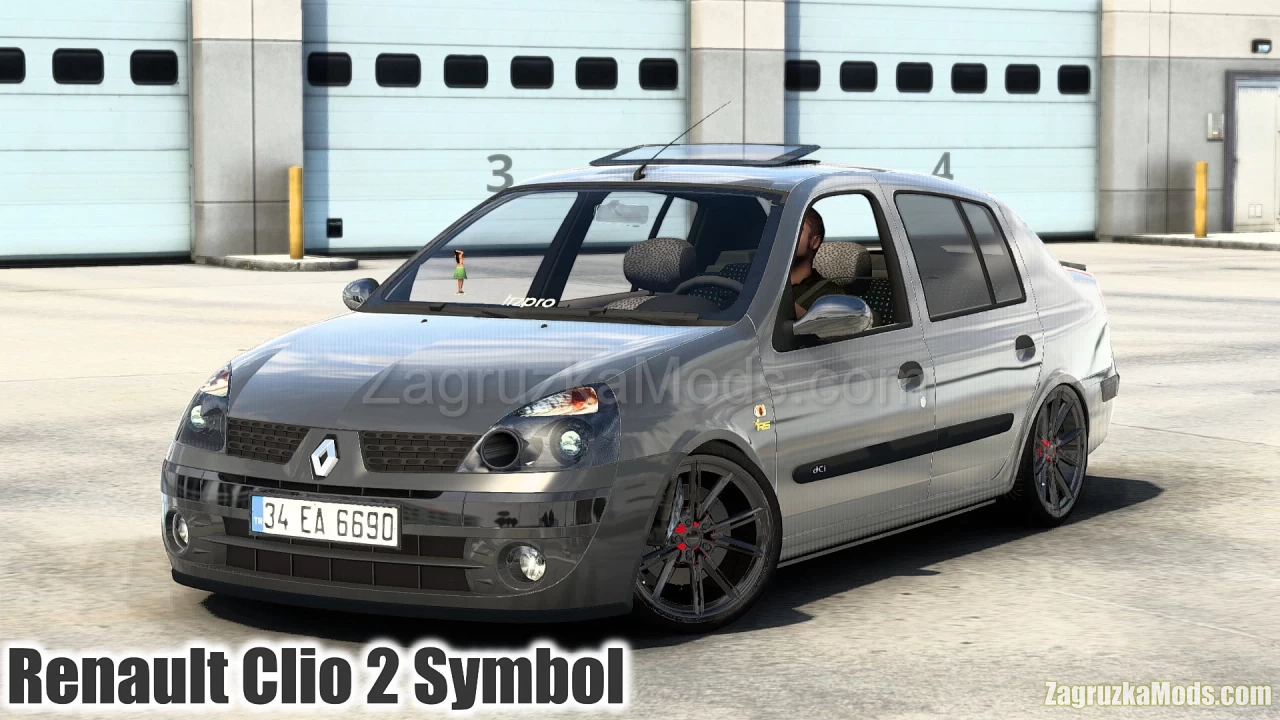 Renault Clio 2 Symbol + Interior v2.1 (1.45.x) for ATS and ETS2