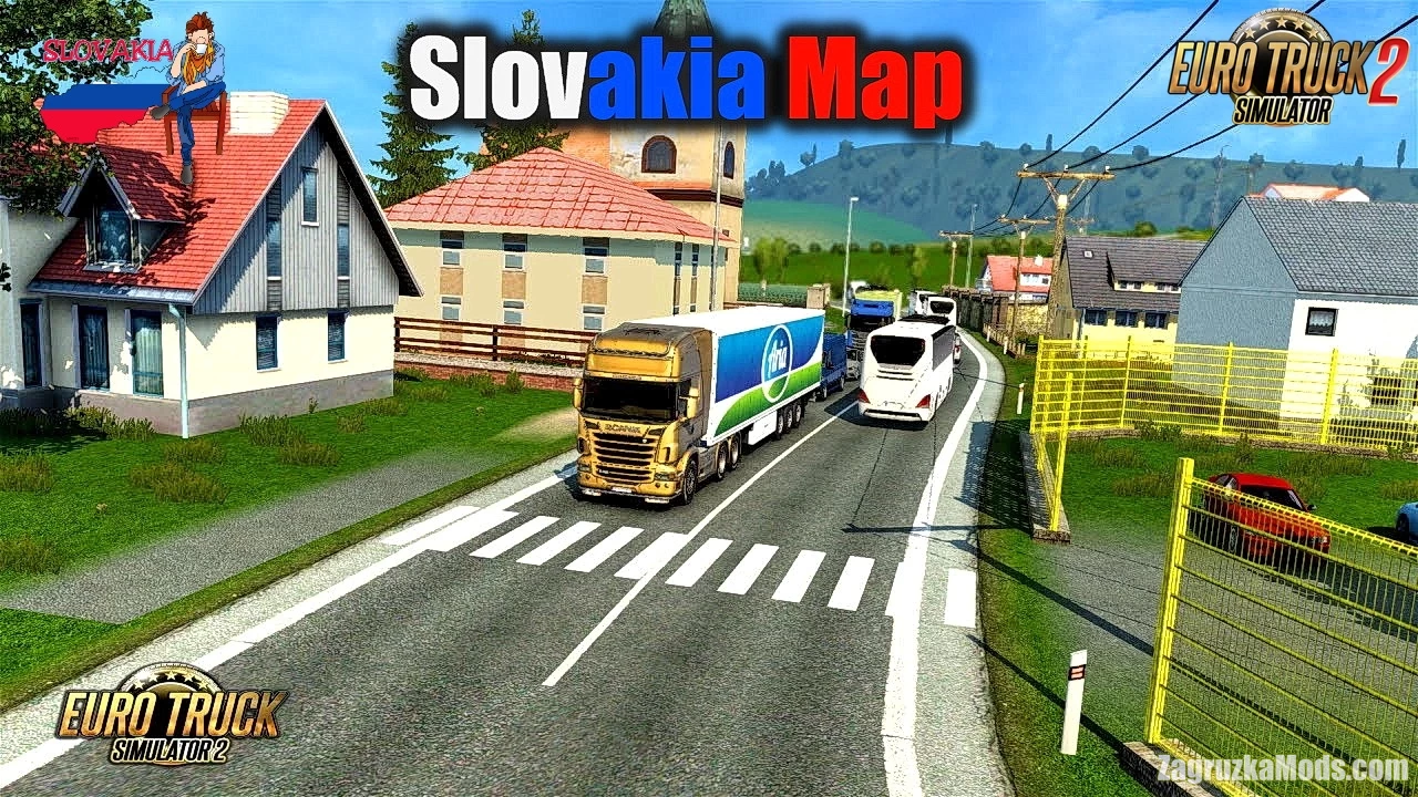 Slovakia Map v6.5 by kapo944 (1.43.x) for ETS2