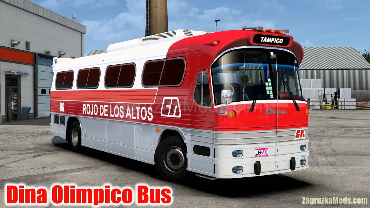 Dina Olimpico Bus + Interior v1.1 (1.43.x) for ATS and ETS2
