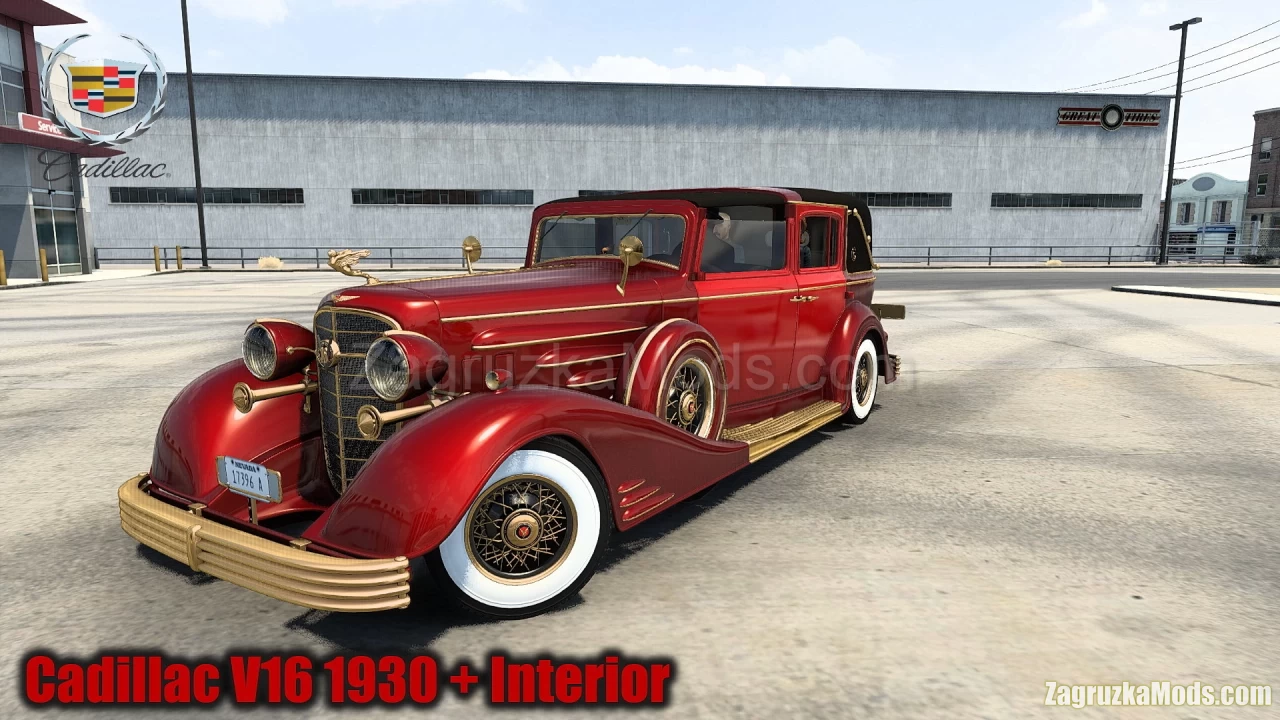 Cadillac V16 1930 + Interior v1.4 (1.50.x) for ATS and ETS2