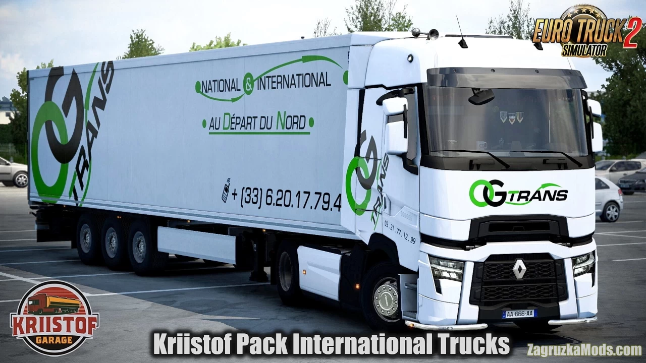 Kriistof Pack International Trucks v1.1 (1.42.x) for ETS2