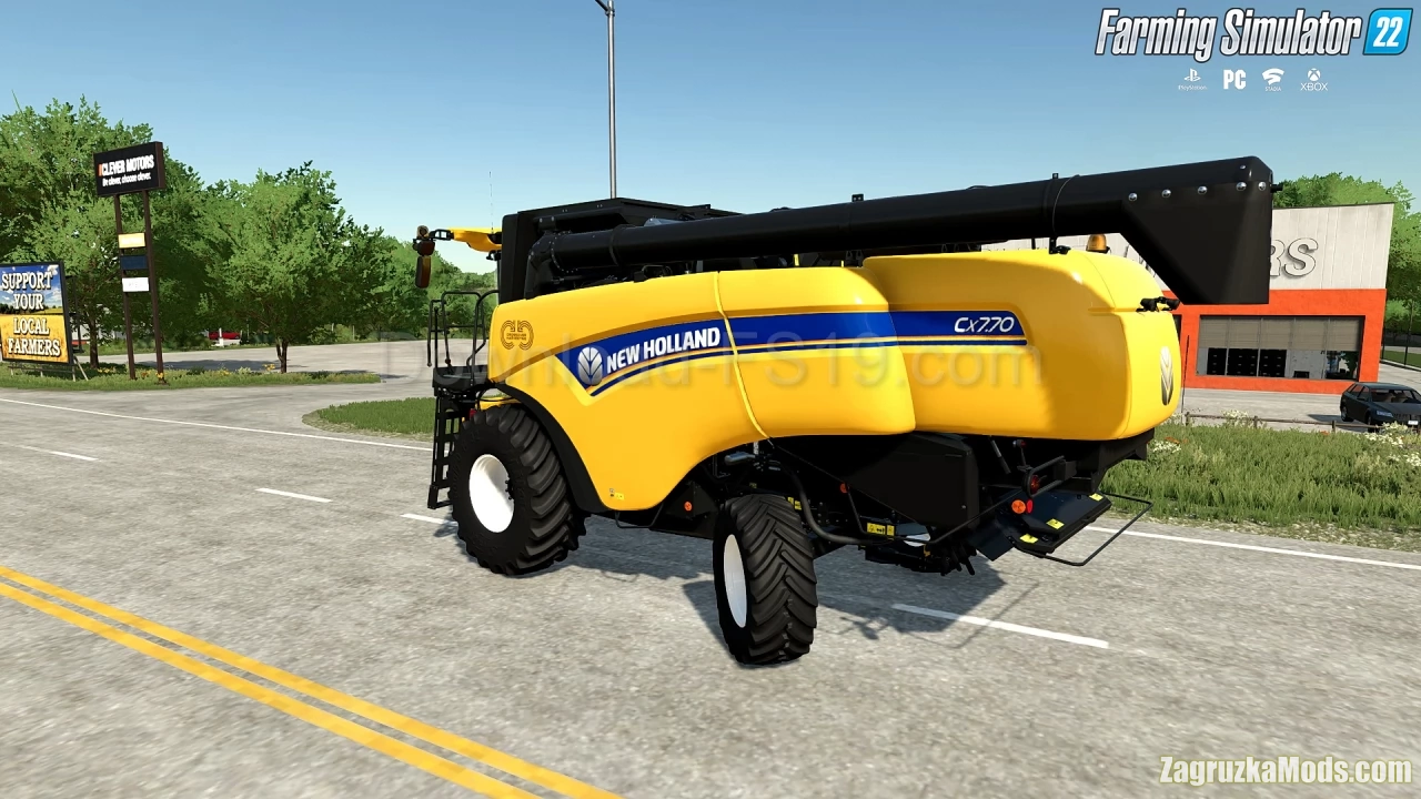 New Holland CX 7.70 Combine v1.0 for FS22