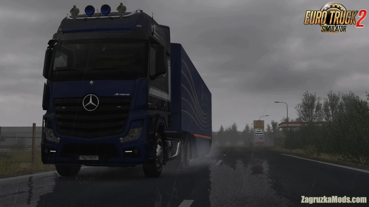 Realistic Rain v4.1.2 by Darkcaptain (1.43.x) for ATS and ETS2