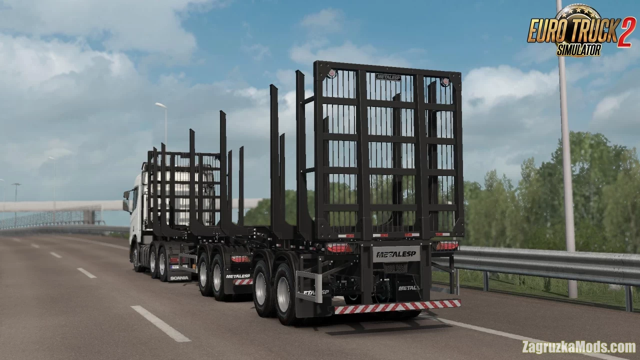 Metalesp Bi-Train Wood Transport v0.6 (1.46.x) for ATS and ETS2