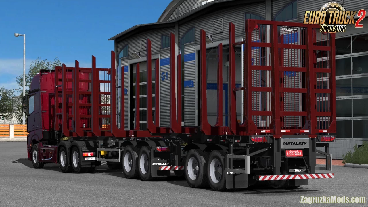 Metalesp Bi-Train Wood Transport v0.6 (1.46.x) for ATS and ETS2