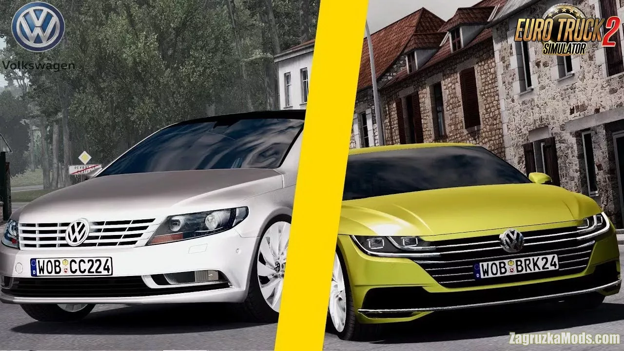 Volkswagen Passat CC 2013 + Arteon 2018 v2.0 (1.44.x) for ATS and ETS2
