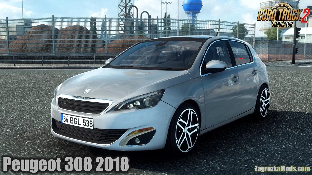 Peugeot 308 2018 + Interior v1.150 (1.49.x) for ATS and ETS2