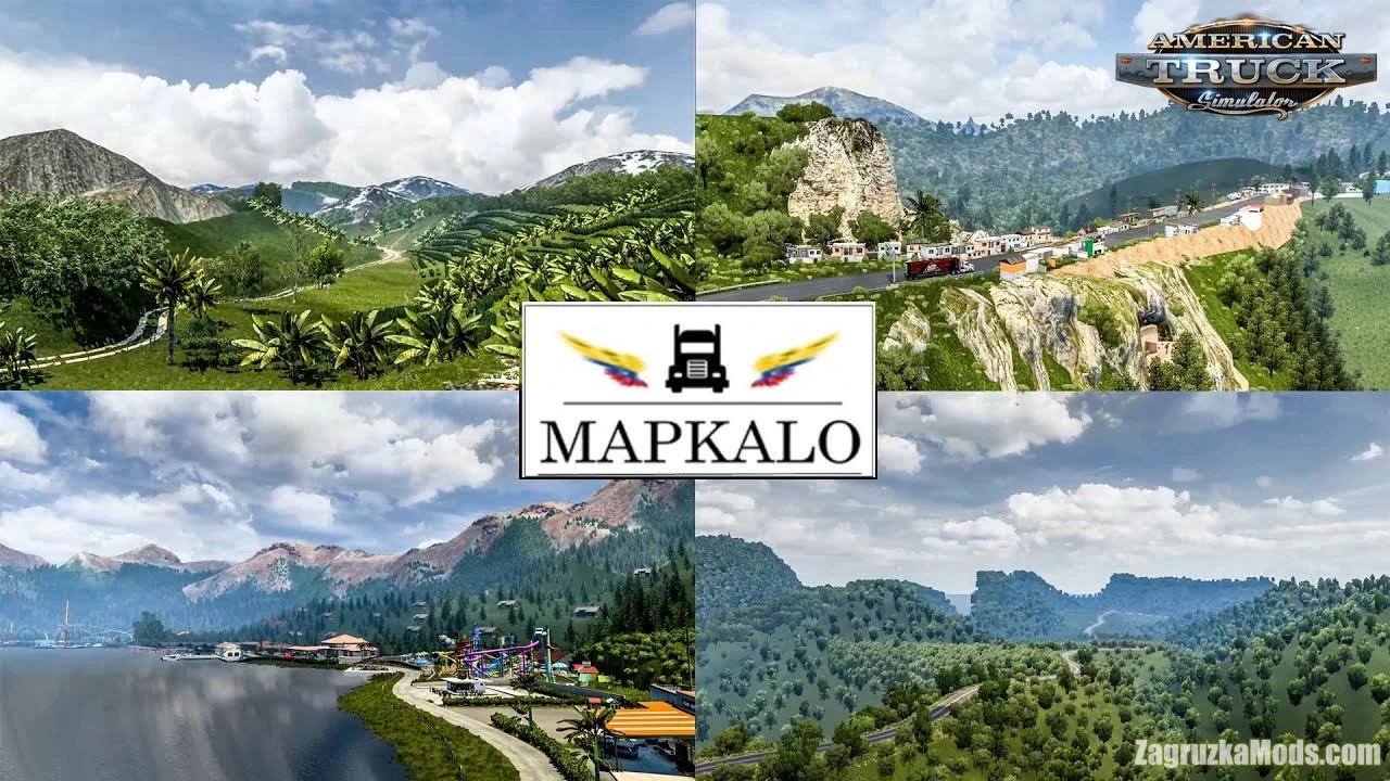 Colombia Map Mapkalo v3.4 (1.58.x) for ATS