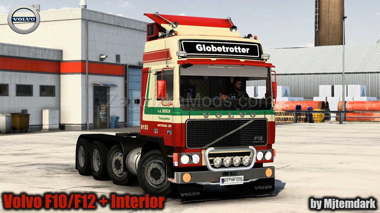 Volvo F10/F12 + Interior v1.7 By Mjtemdark (1.53.x) for ETS2