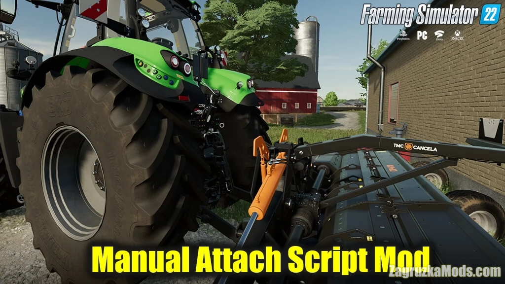 Manual Attach v2.3 By Wopster for FS22