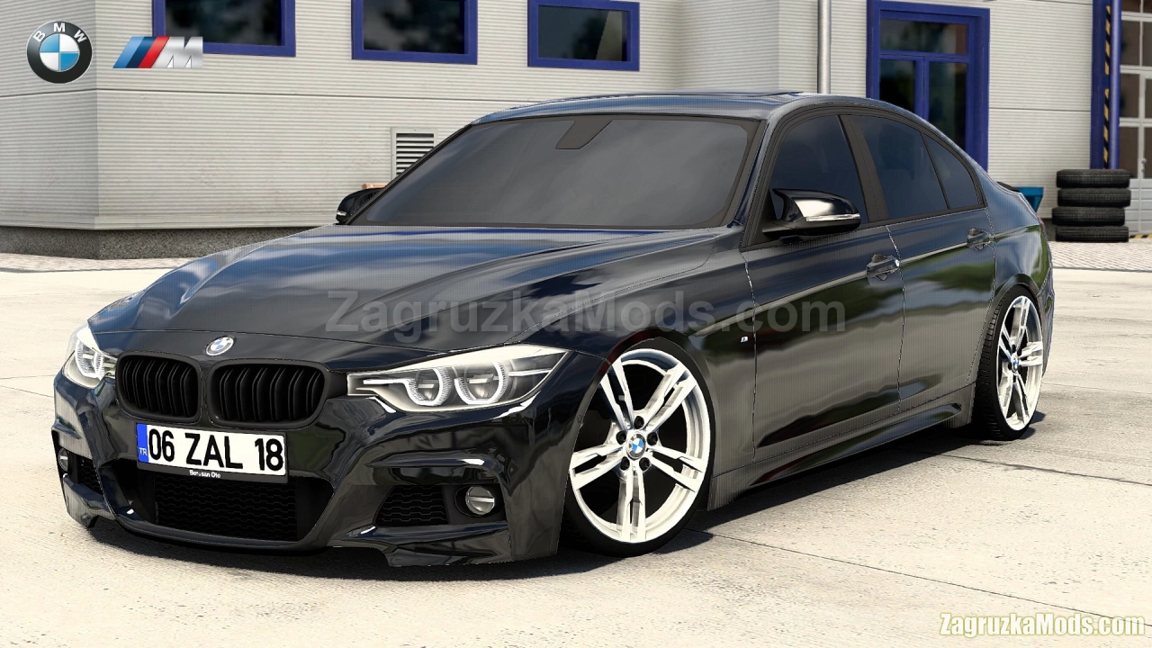 BMW 320i F30 M Package v2.2 (1.45.x) for ATS and ETS2