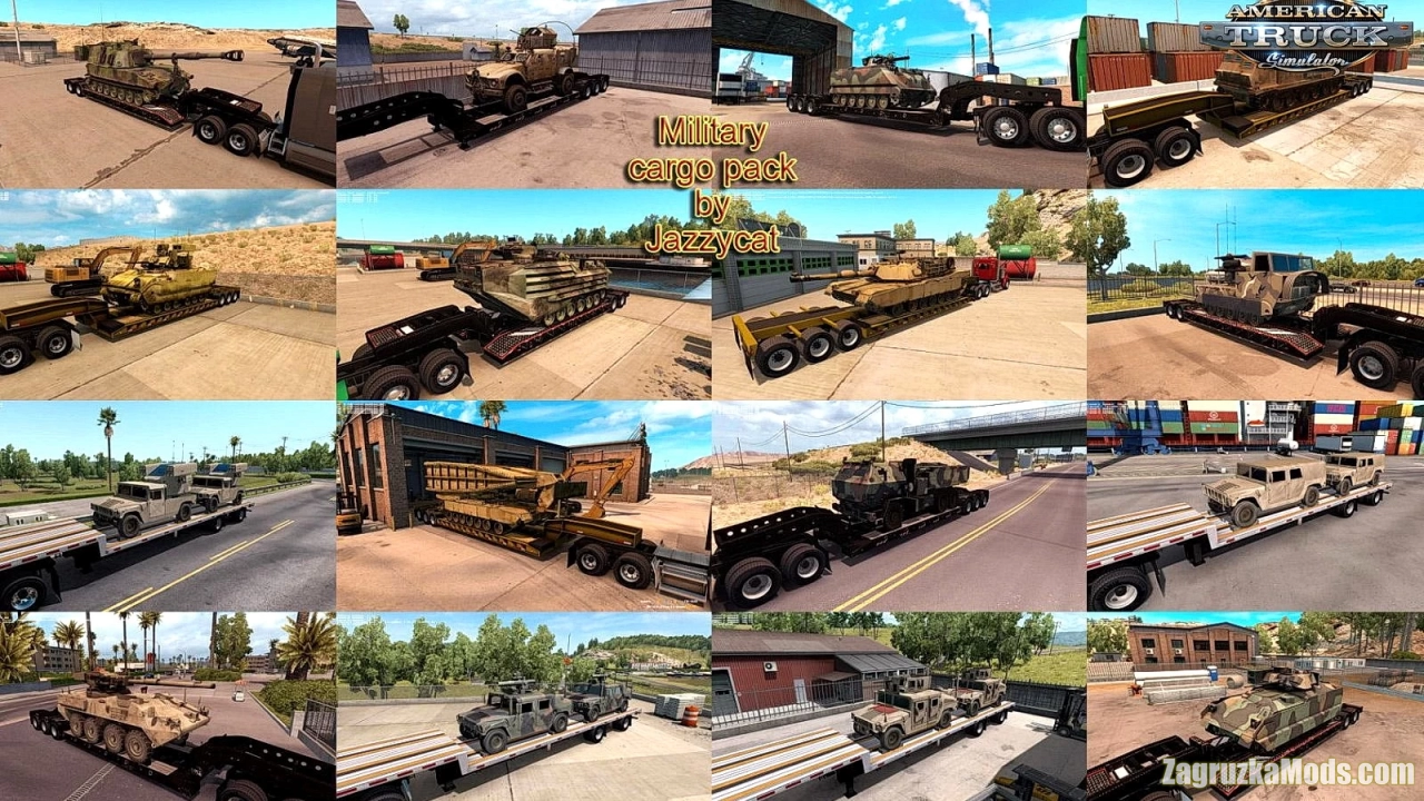 Military Cargo Pack v1.3.9 by Jazzycat (1.43.x) for ATS