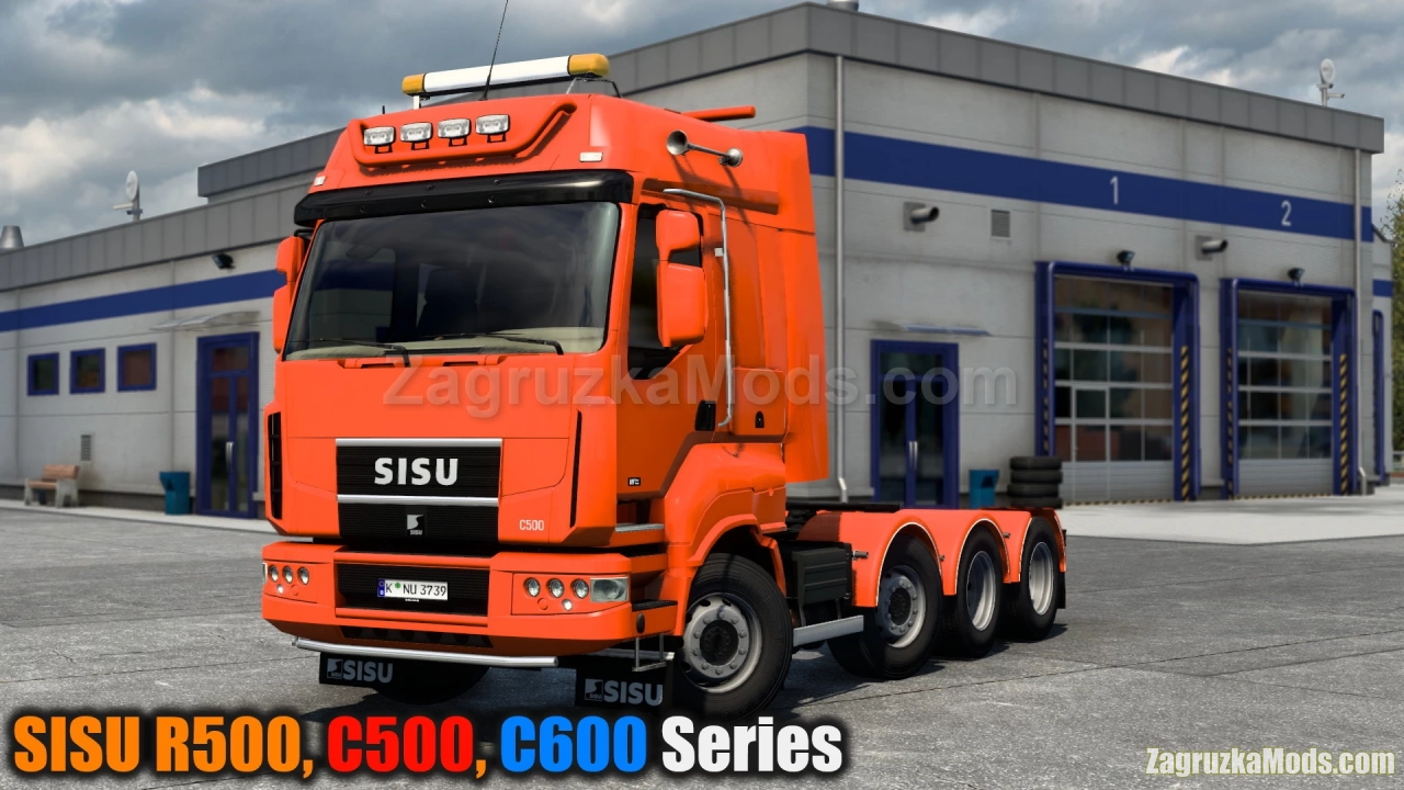 SISU R500, C500, C600 Series Truck v1.2.3 (1.43.x) for ETS2