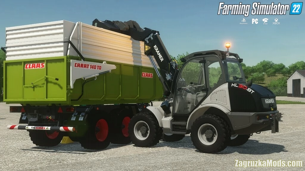 Kramer KL30.8T Telescopic Loader v1.0 for FS22 Kramer KL30.8T Telescopic Loader v1.0 for FS22