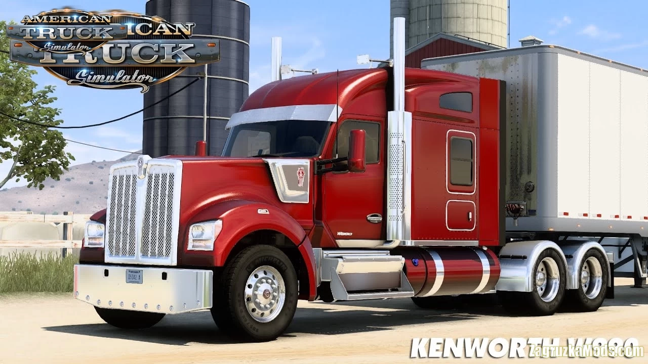 Kenworth W990 + Interior v1.4.0 By Harven (1.57.x) for ATS