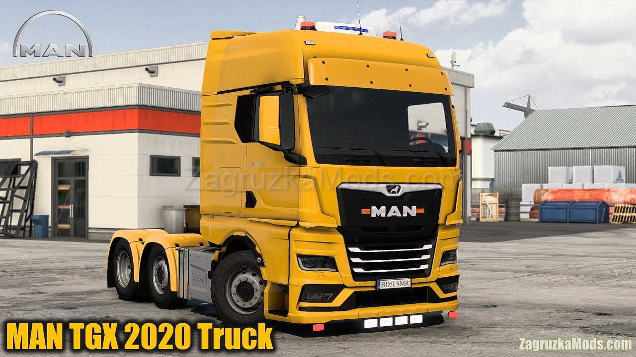 MAN TGX 2020 Truck + Interior v1.0 (1.43.x) for ETS2