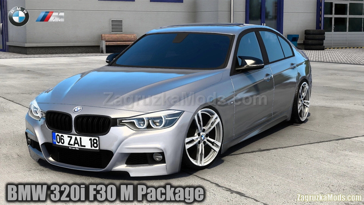 BMW 320i F30 M Package v2.1 (1.54.x) for ATS and ETS2
