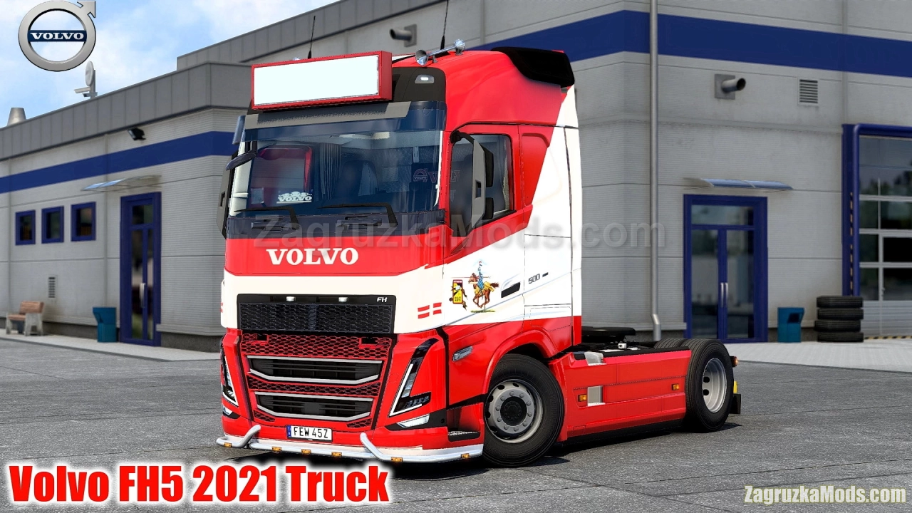 Volvo FH5 2021 Truck + Interior v1.4.2.1 (1.47.x) for ETS2