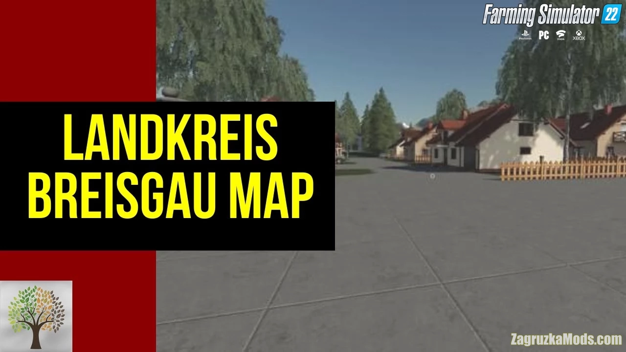 Landkreis Breisgau Map v1.0 for FS22