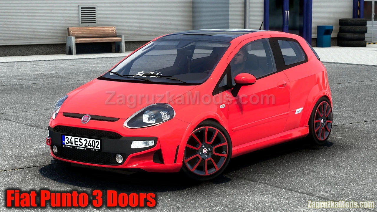 Fiat Punto 3 Doors + Interior v0.5 (1.43.x) for ATS and ETS2