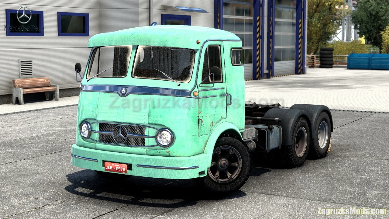 Mercedes Benz LP-331 Truck + Interior v1.3 (1.43.x) for ETS2