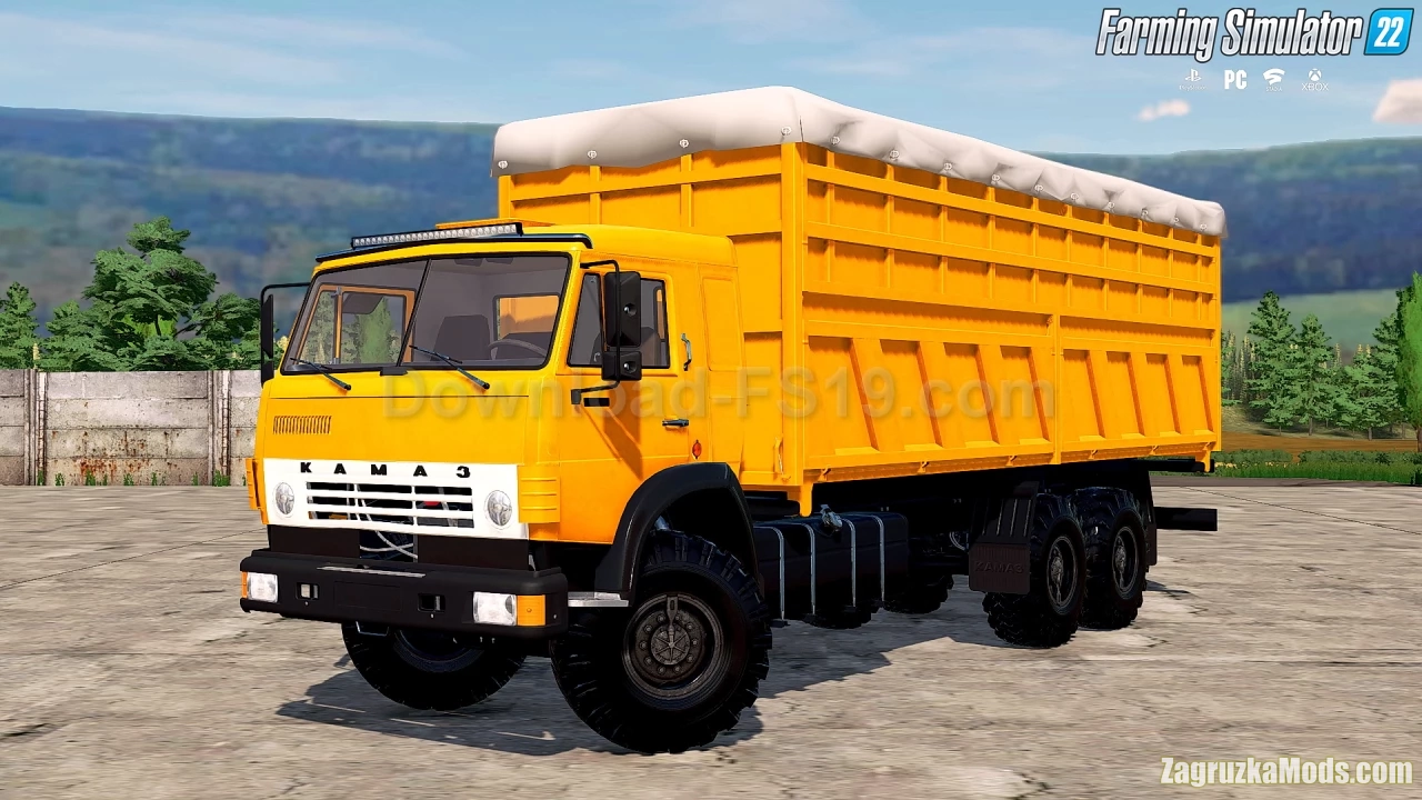 KamAZ-65115/65117 Grain Carrier Truck v1.0 for FS22
