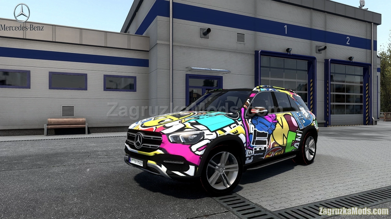 Mercedes-Benz W167 GLE-Class v1.7 (1.49.x) for ATS and ETS2