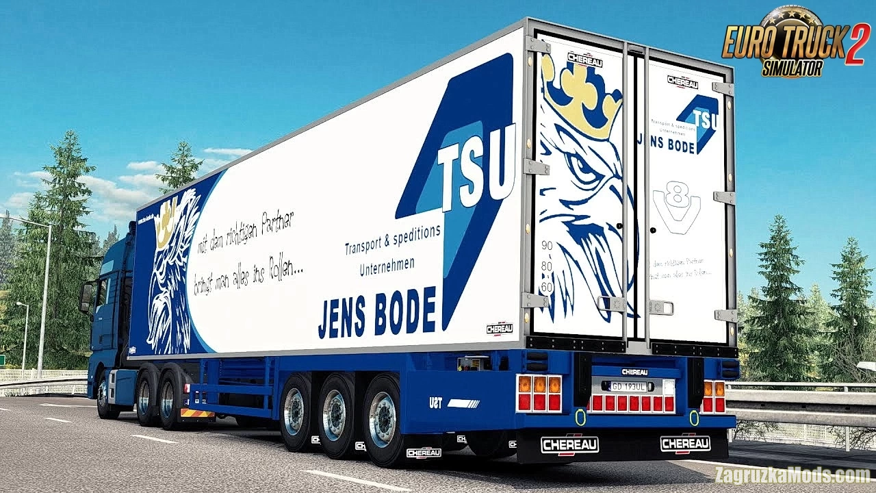 Chereau Trailers v1.5.1 (1.50.x) for ETS2