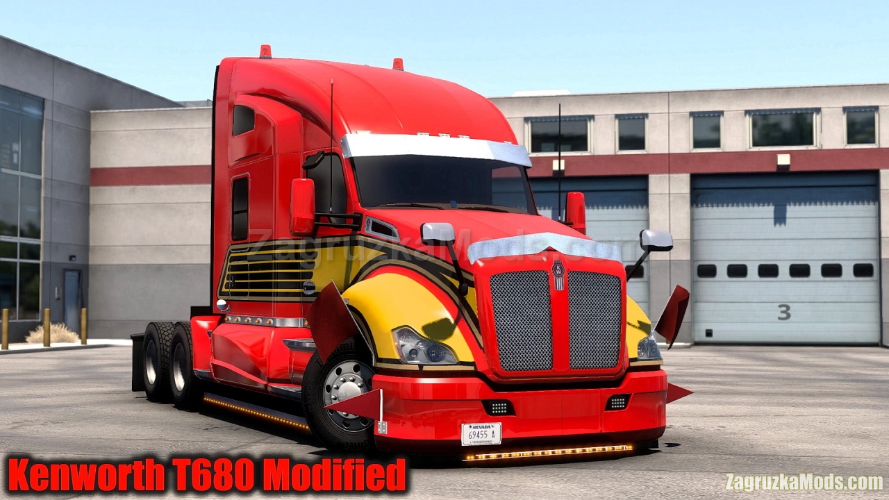 Kenworth T680 Modified Truck v1.6 (1.49.x) for ATS