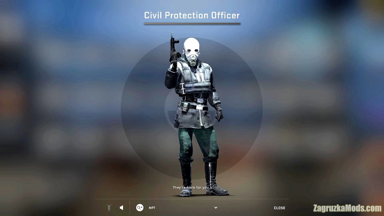 Civil Protection Officer Skin v1.0 for CSGO