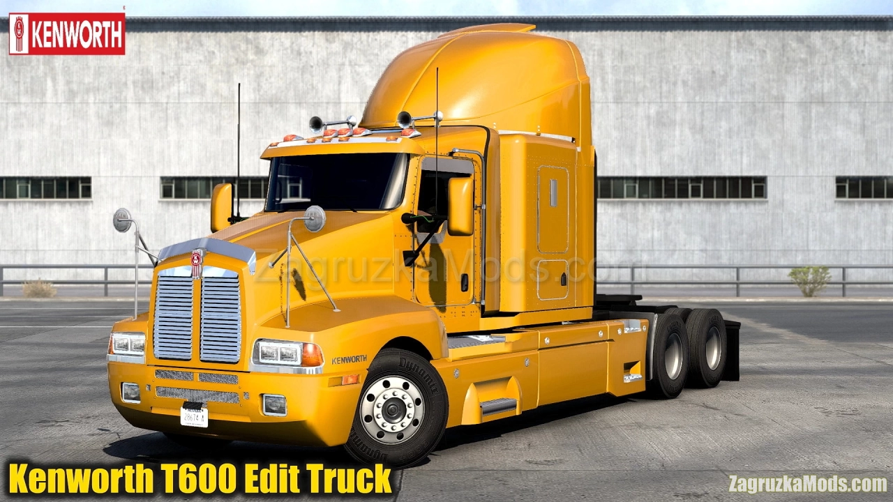 Kenworth T600 Edit Truck v1.2 By FASTER CGO (1.45.x) for ATS