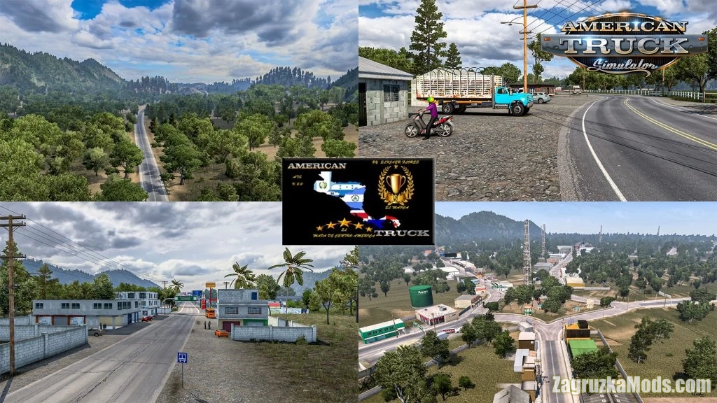 Central America Map (Mapca 5 Estrellas) v2.0 (1.43.x) for ATS