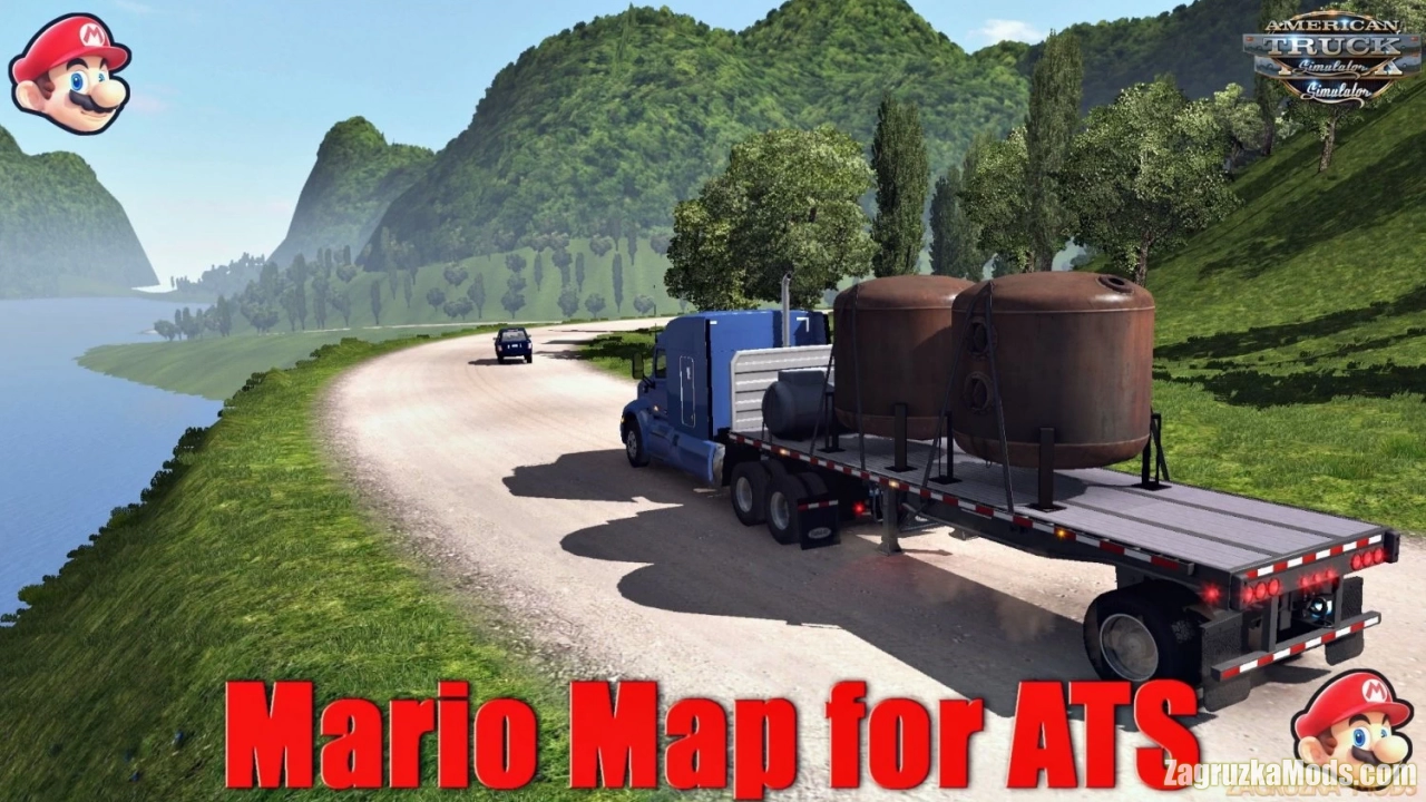 Mario Map v1.49 (1.49.x ) By Mario1961 for ATS