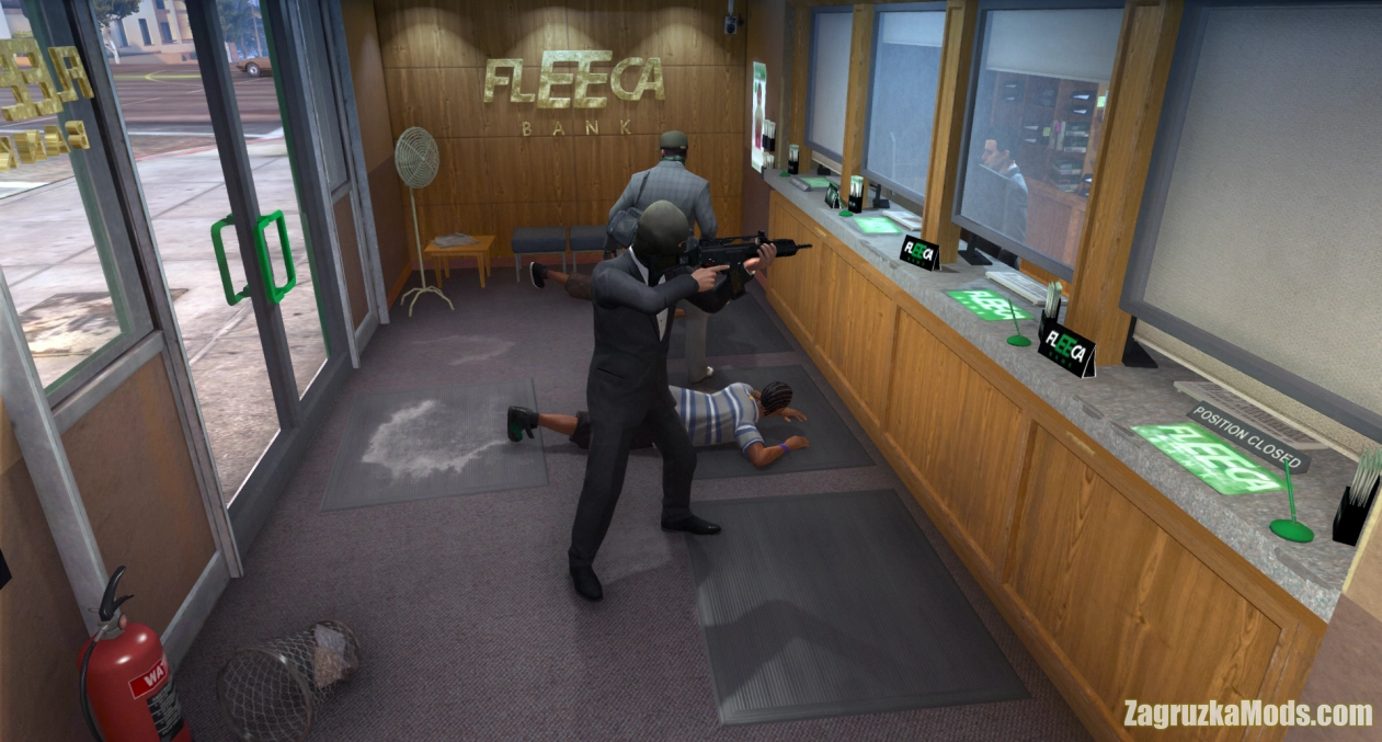 Fleeca Bank Heists Mod v2.2.1 for GTA 5