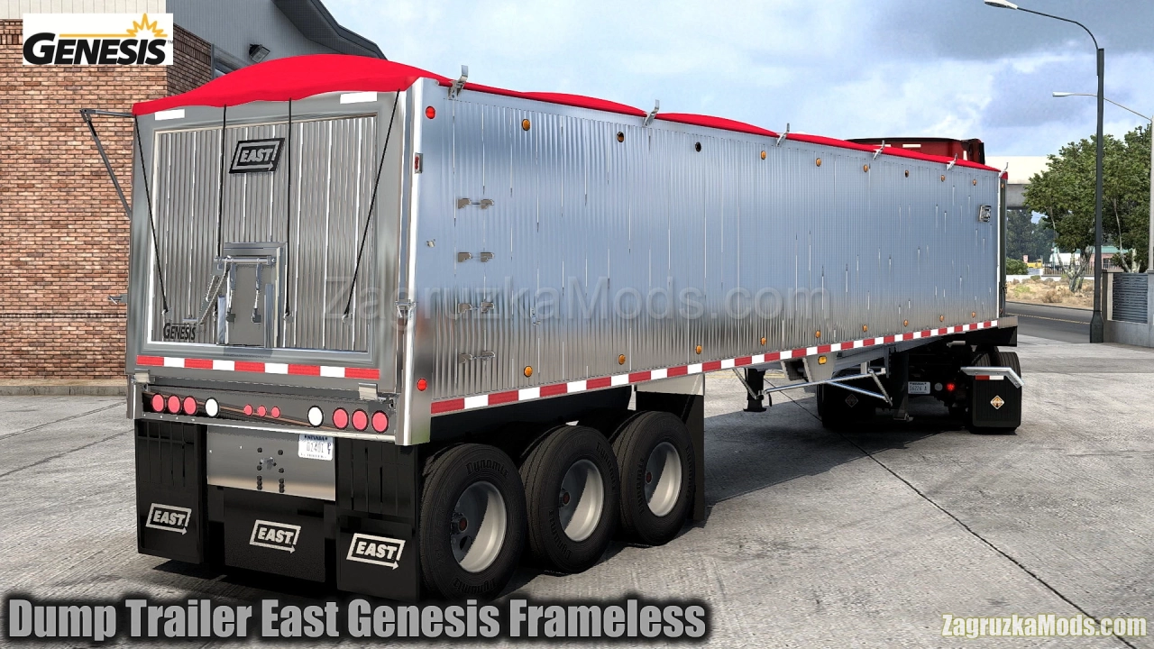 Dump Trailer East Genesis Frameless v1.44a (1.49.x) for ATS