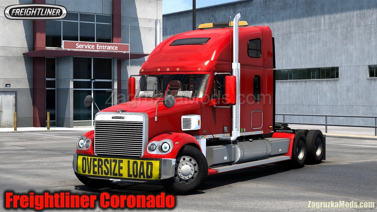 Freightliner Coronado + Interior v1.2 (1.45.x) for ATS