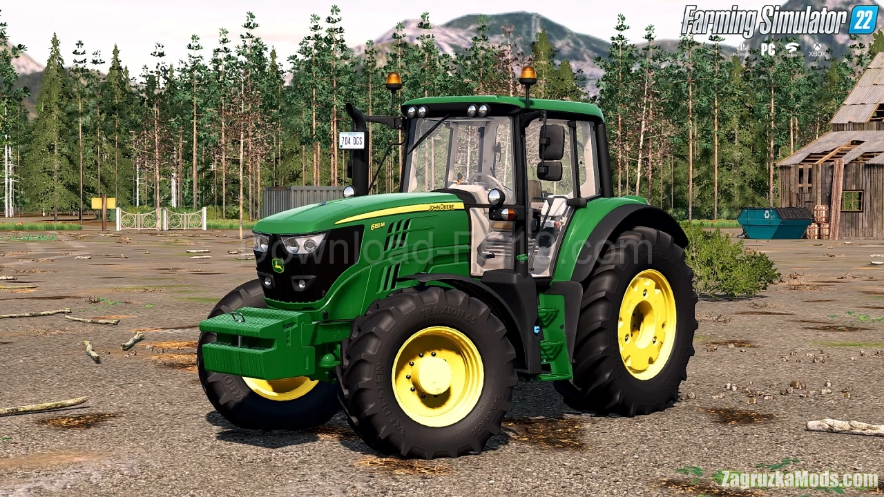 John Deere 6M Tractor v1.0 By Didek96 for FS22