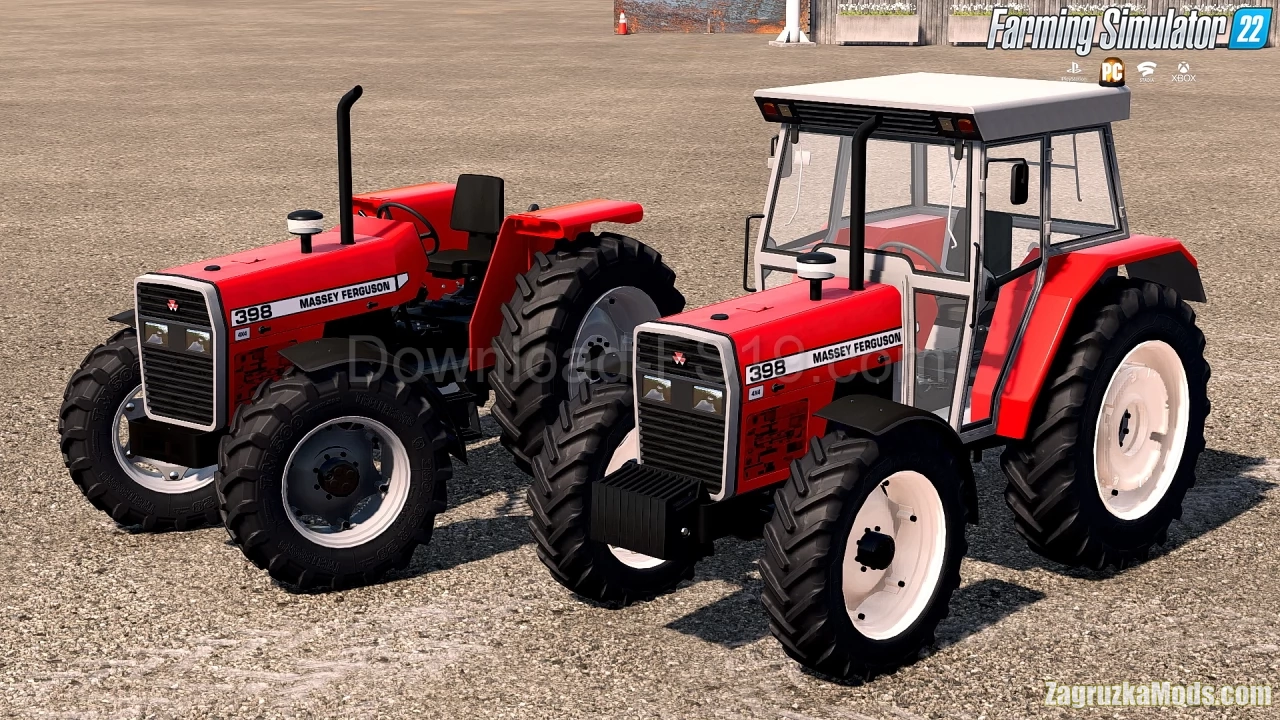 Massey Ferguson 398 Tractor v1.0 for FS22