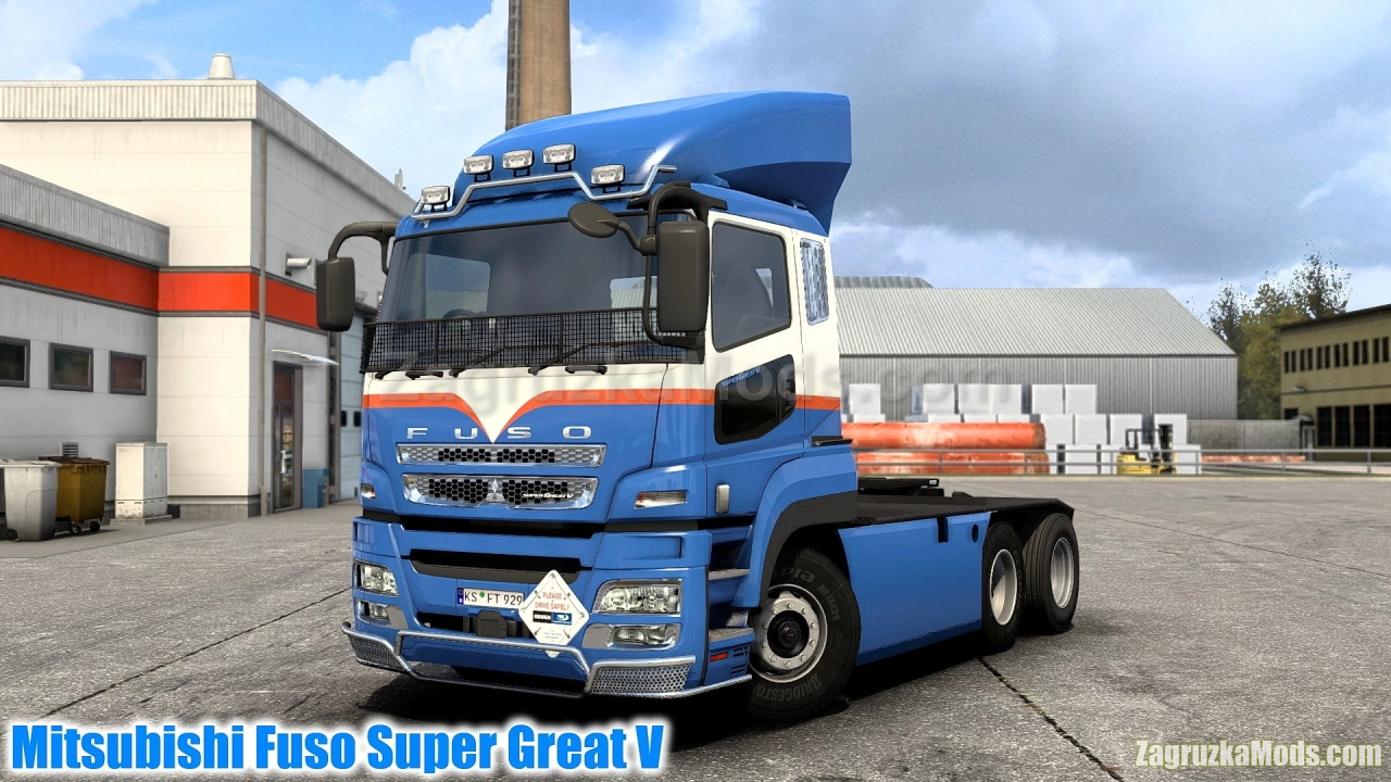 Mitsubishi Fuso Super Great V v1.45 (1.45.x) for ETS2