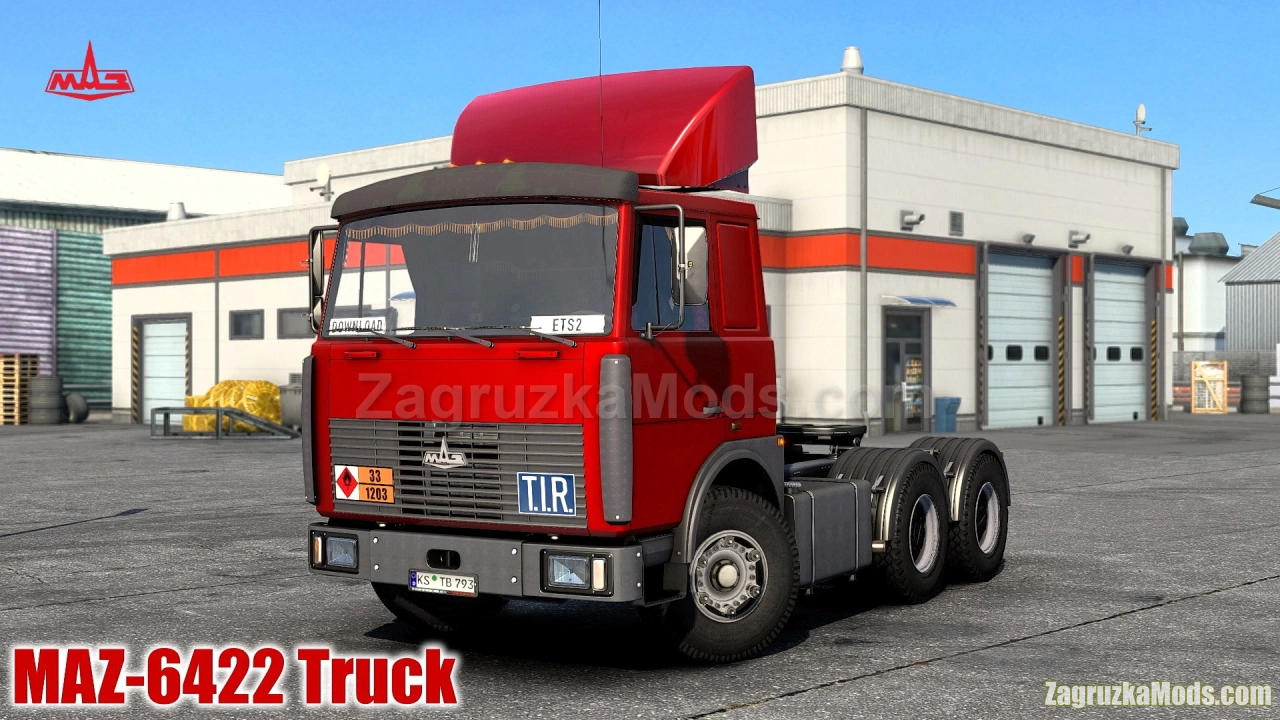 MAZ 6422 Truck + Interior + DLC v2.1 (1.43.x) for ETS2